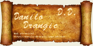 Danilo Drangić vizit kartica